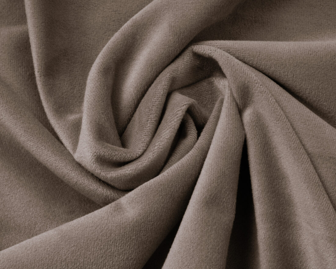 Fluwelen Hoeslaken Taupe 140 X 200