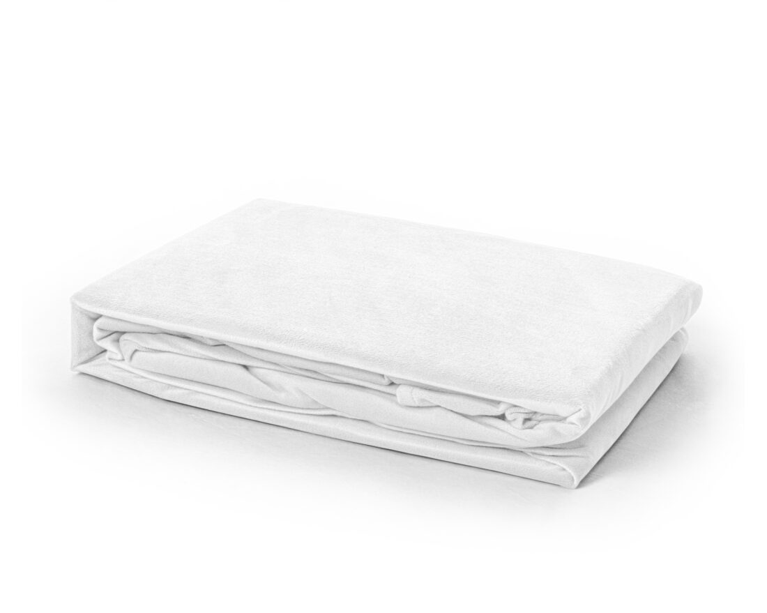 Velours Hoeslaken Wit 180 X 200