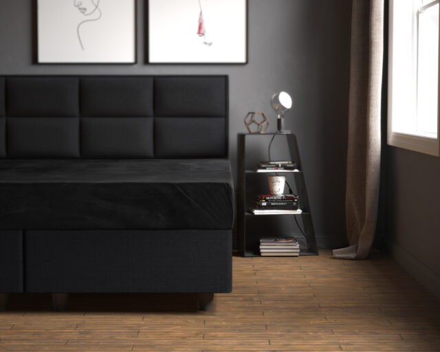 Velvet Hoeslaken Zwart 140 X 200