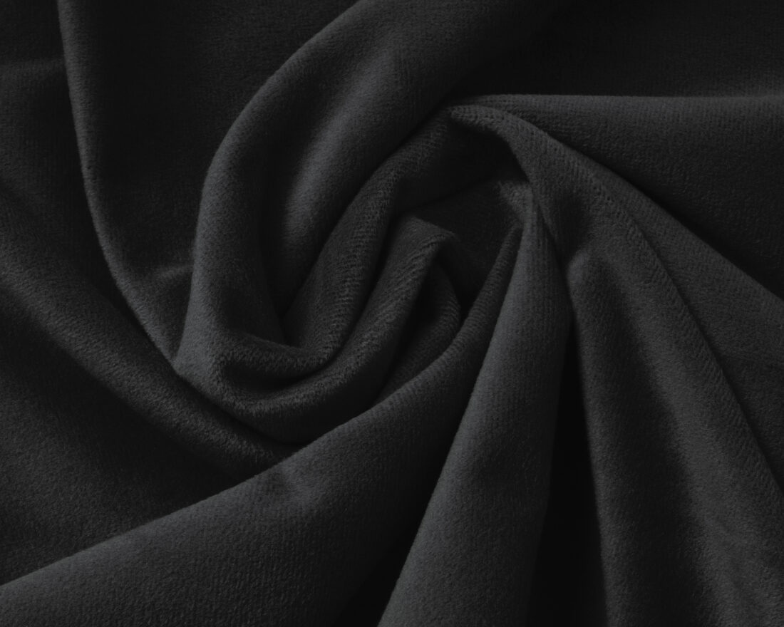 Velvet Hoeslaken Zwart 140 X 200