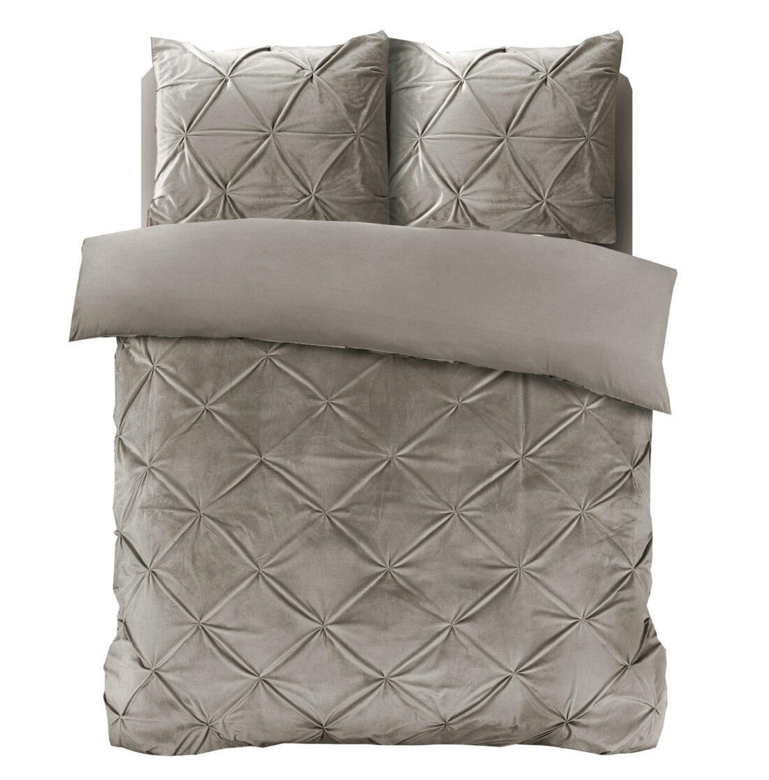 Fluwelen Pintuck Zand 140 X 200 220