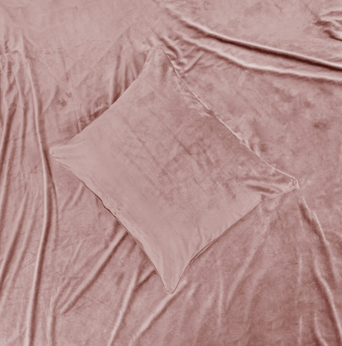 Fluwelen Paspel Roze 240 X 220