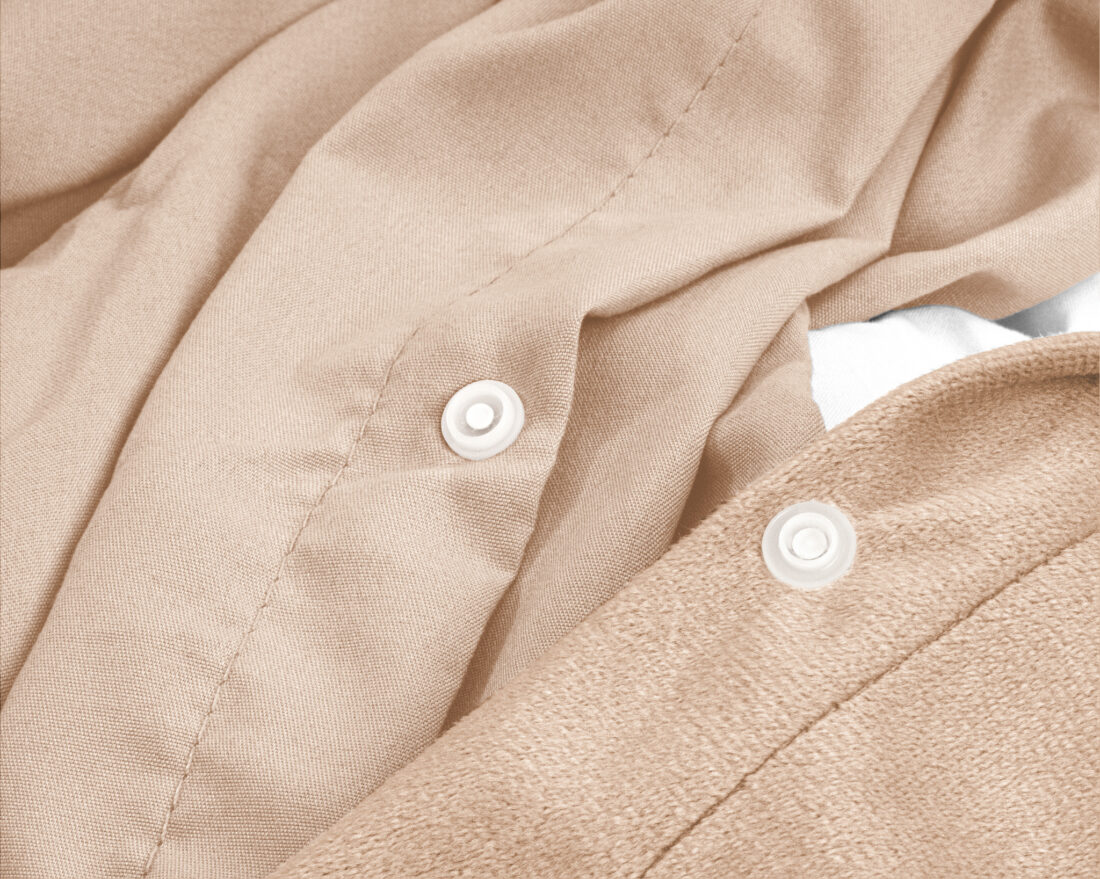 Effen Fluwelen Dekbedovertrek Nudekleurig 200 X 220 Effen Fluwelen Dekbedovertrek Nudekleurig 200 X 220