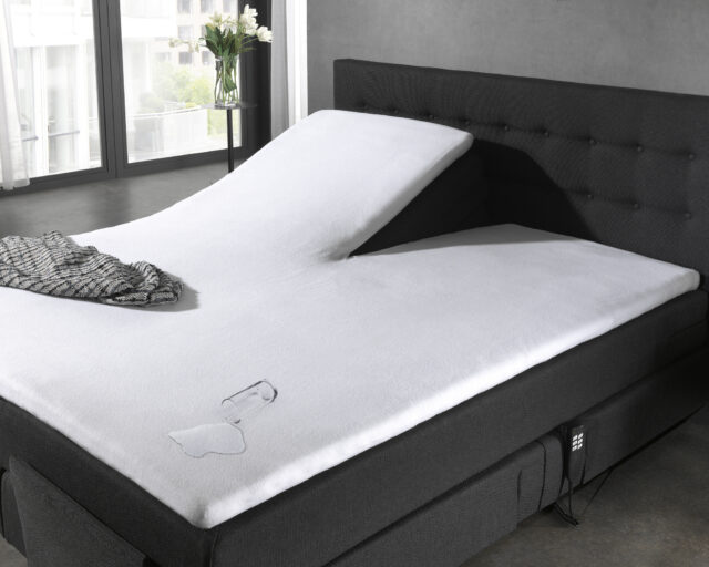 Waterdichte Molton Matrasbeschermer Incontinentie Splittopper Hoeslaken 160 X 200