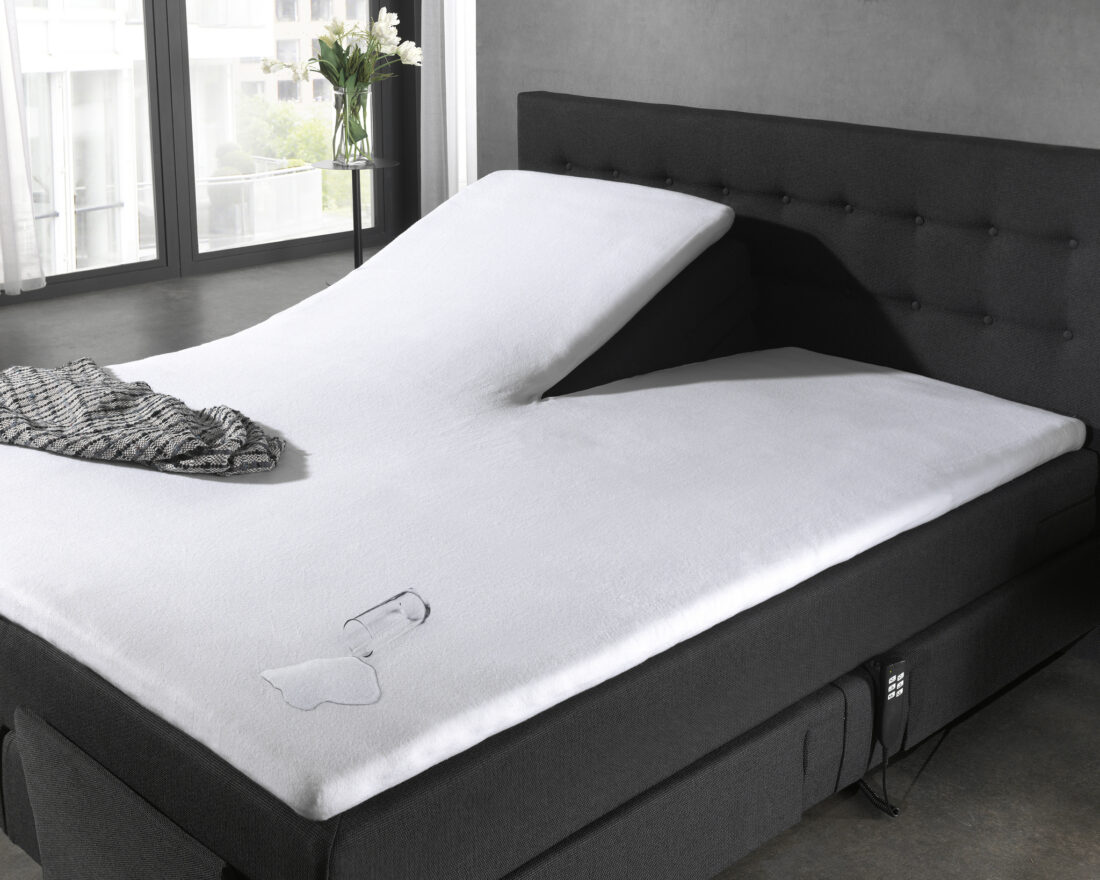 Waterdichte Molton Matrasbeschermer Incontinentie Splittopper Hoeslaken 160 X 220