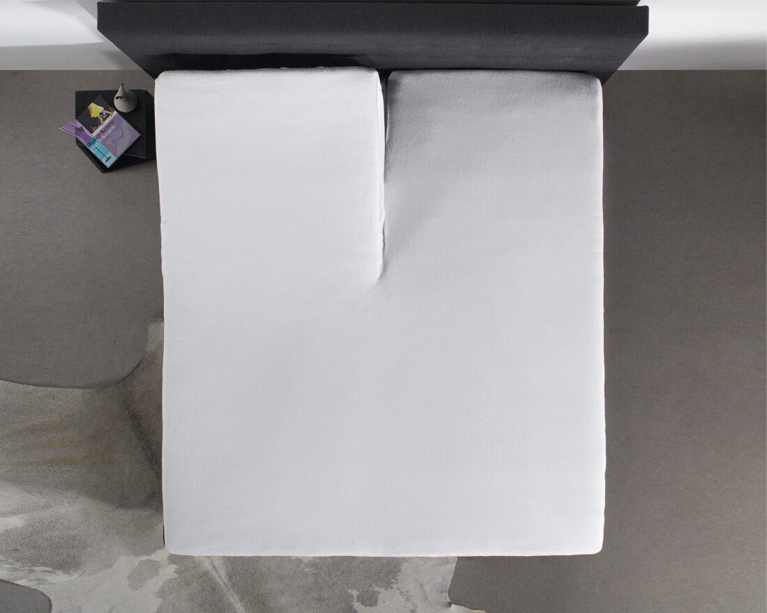 Waterdichte Molton Matrasbeschermer Incontinentie Splittopper Hoeslaken 180 X 200 Cm