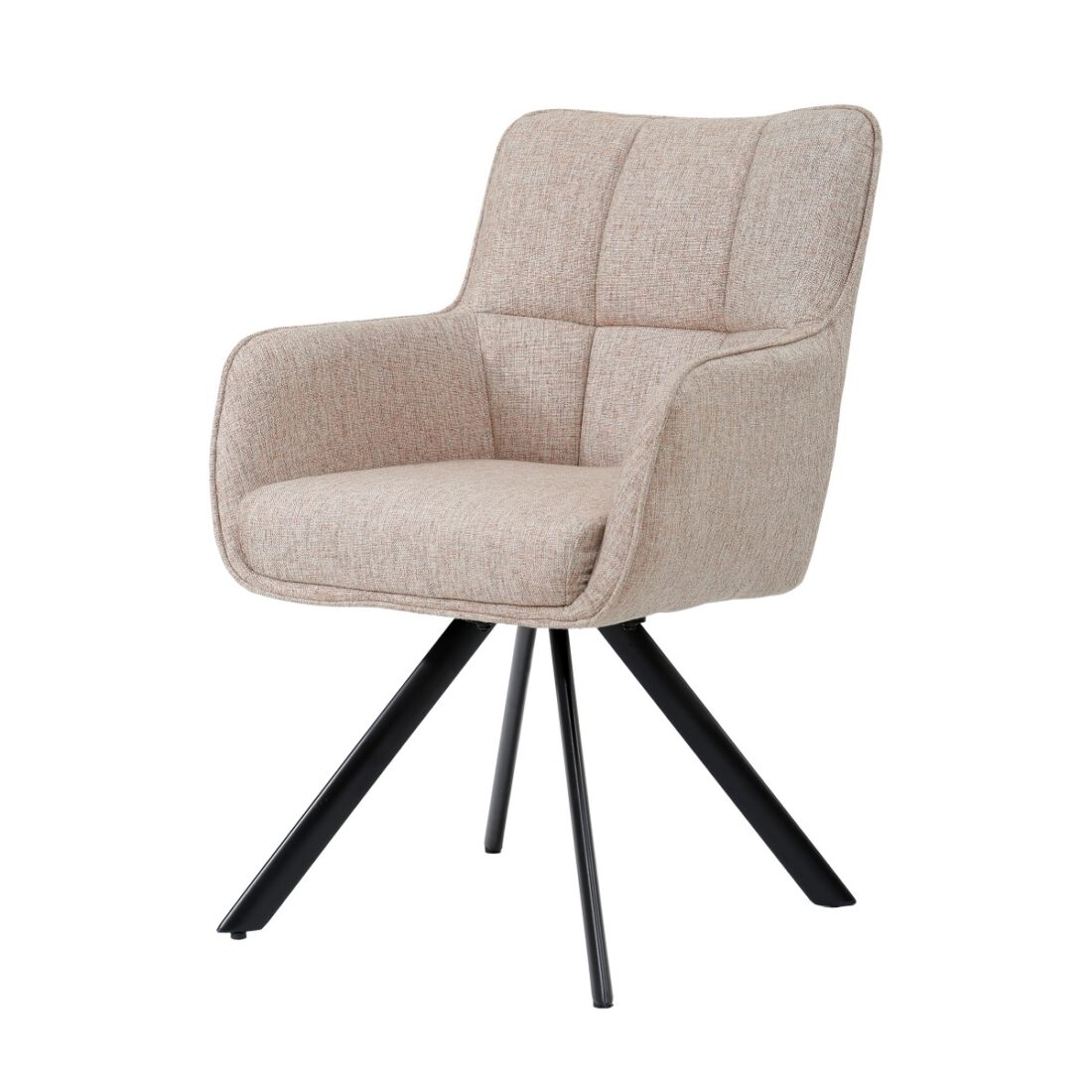 Armstoel Tori 8211 Stof Zalm 8211 Metaal Minimale Bestelling 2 Stuks