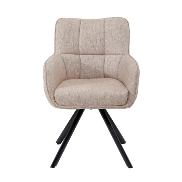 Armstoel Tori 8211 Stof Zalm 8211 Metaal Minimale Bestelling 2 Stuks