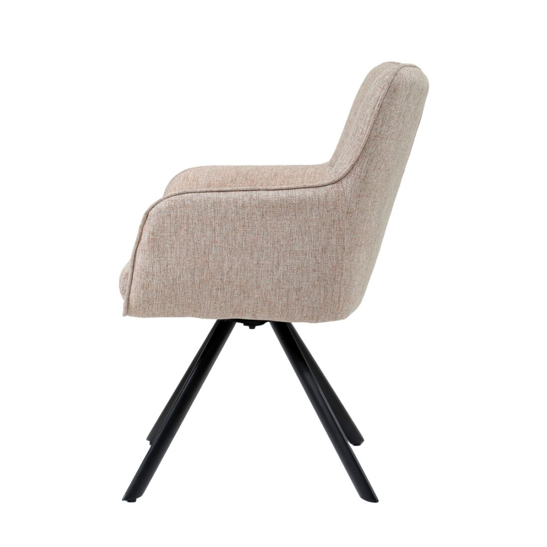 Armstoel Tori 8211 Stof Zalm 8211 Metaal Minimale Bestelling 2 Stuks