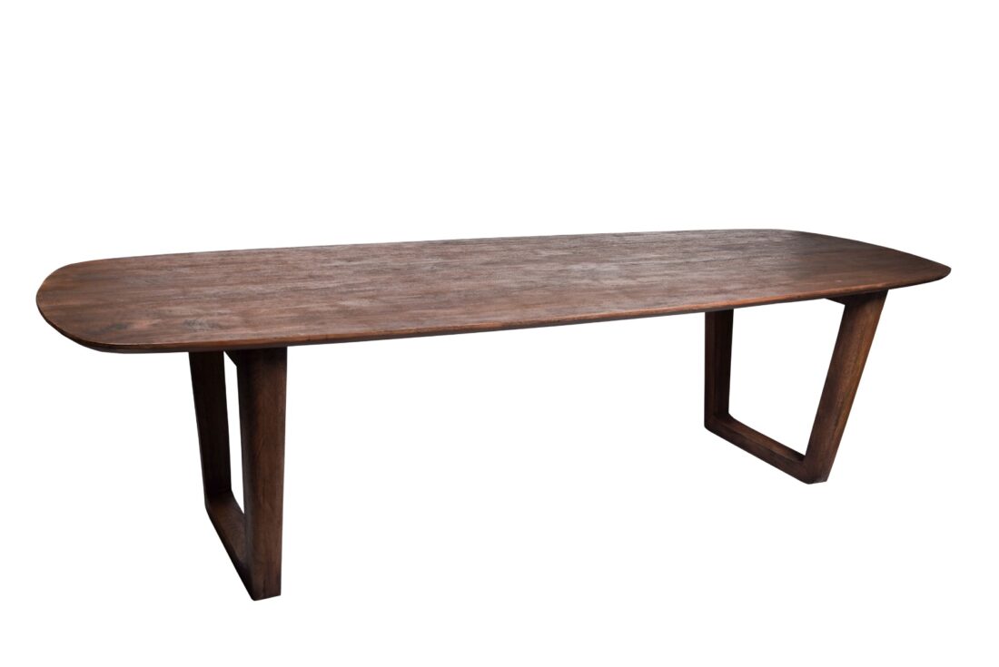 Eetkamertafel Cortez 8211 Bruin Malta Mangohout 8211 270 Cm