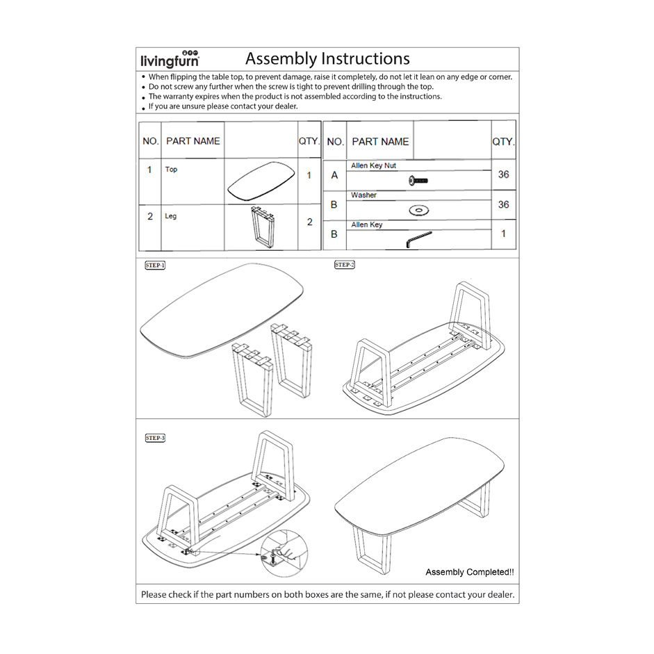 Eetkamertafel Cortez 8211 Bruin Malta Mangohout 8211 270 Cm