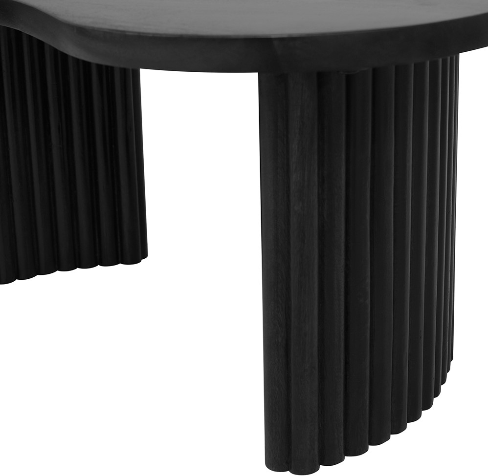 Salontafel Firenze 8211 Zwart Mangohout 8211 Boonvorm 8211 85 Cm Salontafel Firenze 8211 Zwart Mangohout 8211 Boonvorm 8211 85 Cm