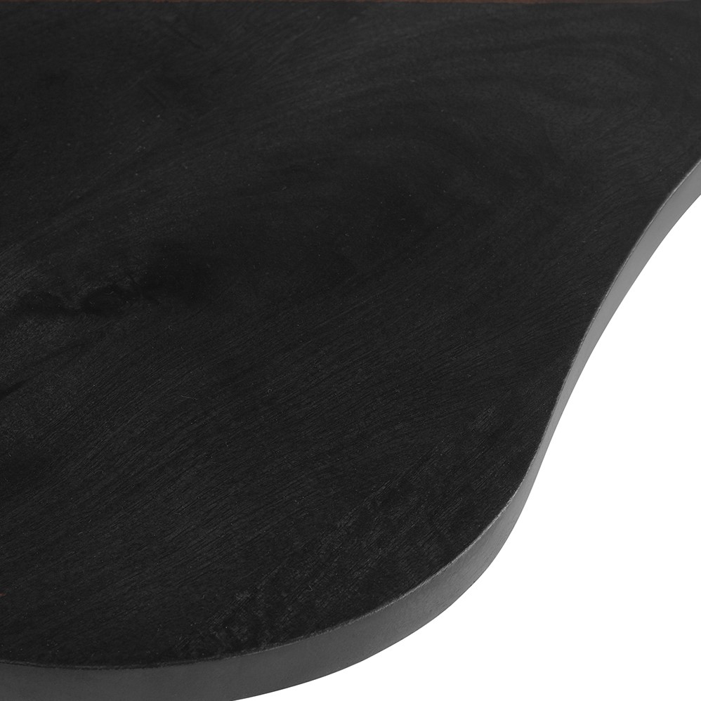 Salontafel Firenze 8211 Zwart Mangohout 8211 Boonvorm 8211 85 Cm Salontafel Firenze 8211 Zwart Mangohout 8211 Boonvorm 8211 85 Cm