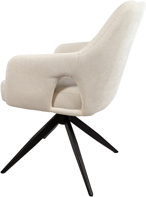 Eetkamerstoel Marley 8211 Stof Storm Ecru 02 8211 360ar Minimale Bestelling 2 Stuks