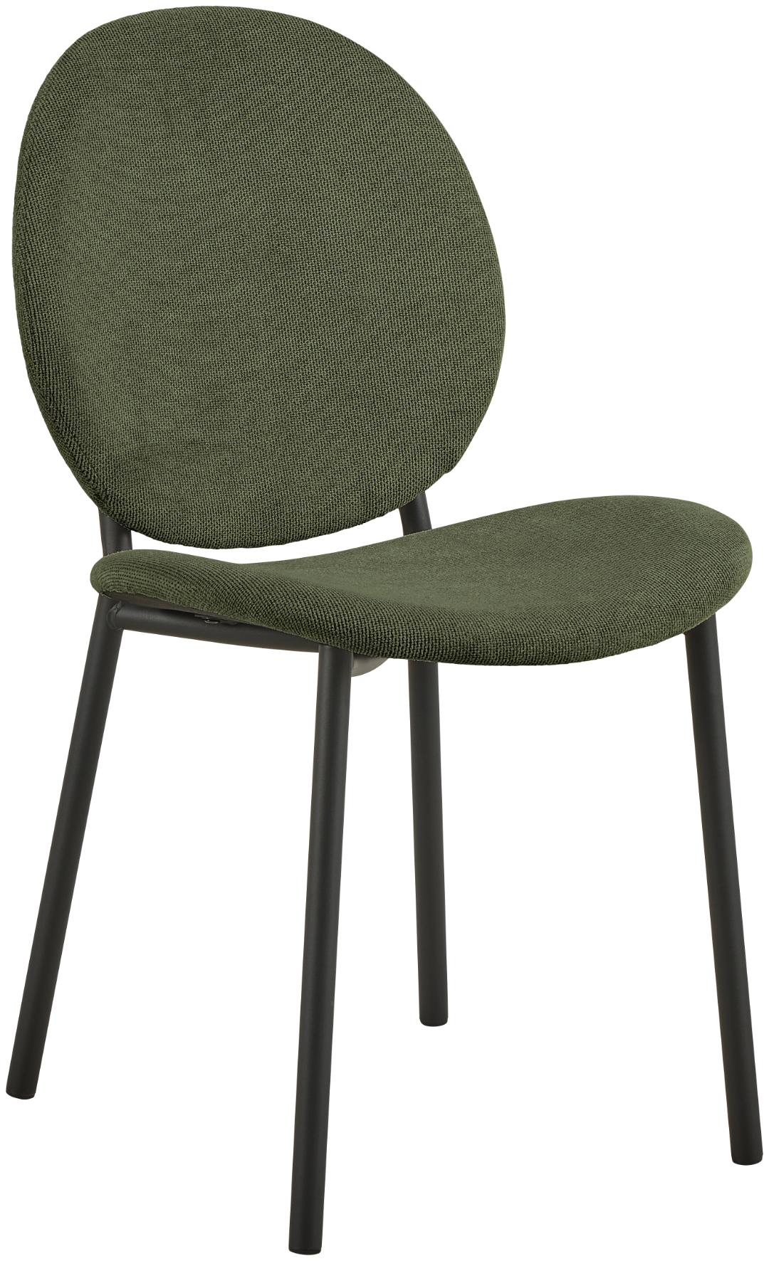 Eethoek Cadiz 8211 Eiken Look Melamineblad 8211 Stoelen Stof Mosgroen 8211 Metaal 8211 Tafel En 4 Stoelen