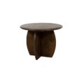 Salontafel Belly - Mangohout bruin walnoot - Ø60