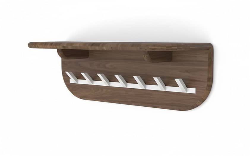 Aruba Kapstok 60 Met Hoedenplank En 7 Haken Aruba Kapstok 60 Met Hoedenplank En 7 Haken