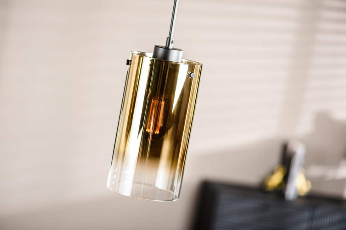 Hanglamp 4 Lichts H850 Goud
