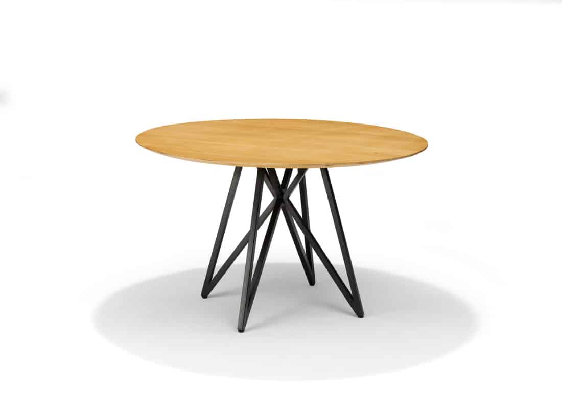 Triton Eetkamertafel 130 Rond Mango Naturel