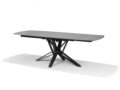 VEGAS Eettafel Deckstone Grijs Marmer 160-240x90 Uitschuifbaar