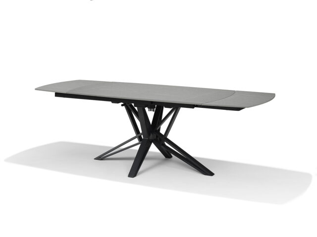 Vegas Eettafel Deckstone Grijs Marmer 160 240 215 90 Uitschuifbaar