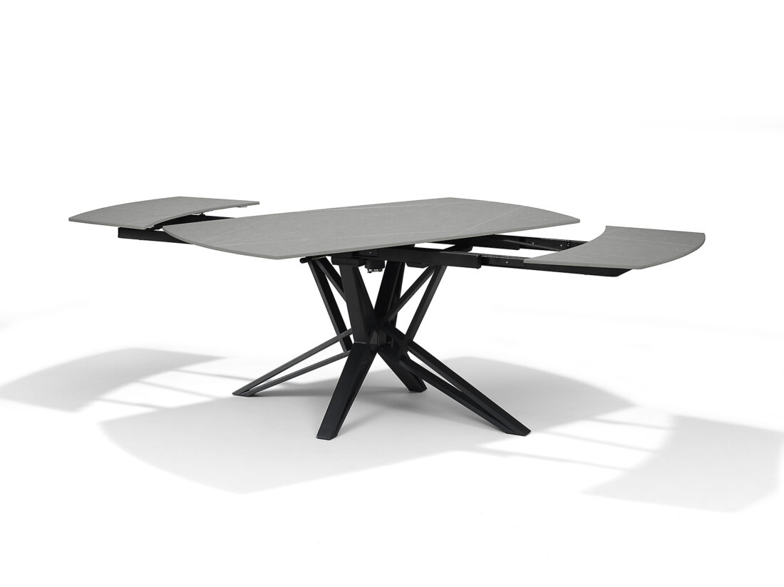 Vegas Eettafel Deckstone Grijs Marmer 160 240 215 90 Uitschuifbaar