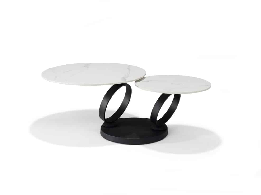 Orion Salontafel B 5706 8211 Wit Deckstone 8211 2 Draaibare Bladen Orion Salontafel B 5706 8211 Wit Deckstone 8211 2 Draaibare Bladen