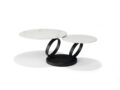 Orion salontafel B-5706 - wit Deckstone - 2 draaibare bladen