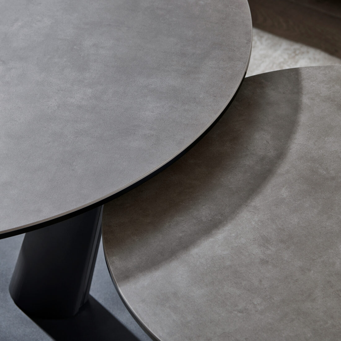 Antares Salontafel B 5712 8211 Taupe Glas Keramiek 8211 2 Draaibare Bladen