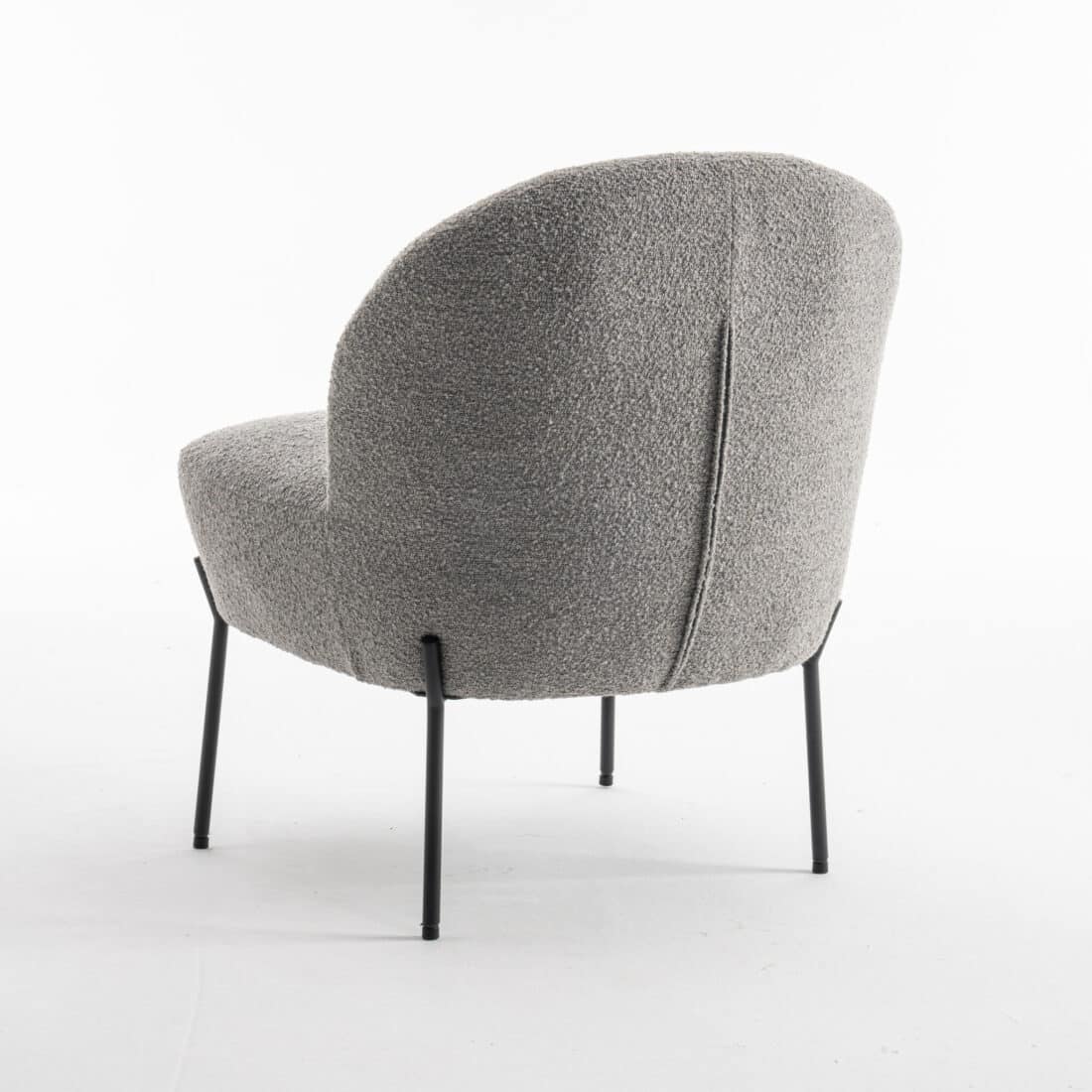 Baudin Fauteuil Stof Teddy Staal 149 Baudin Fauteuil Stof Teddy Staal 149