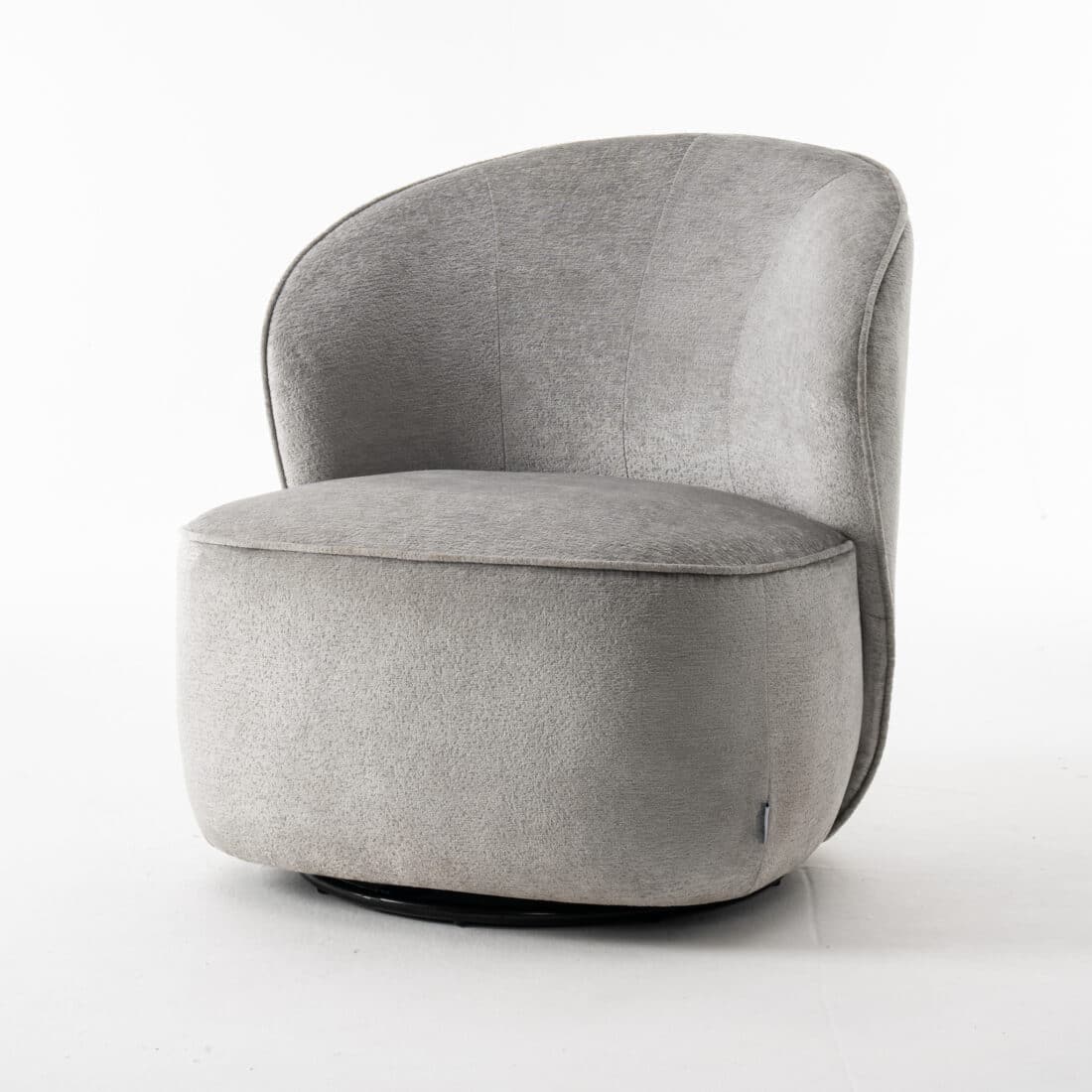 Sammy Draaifauteuil Stof Loris 08 Grijs