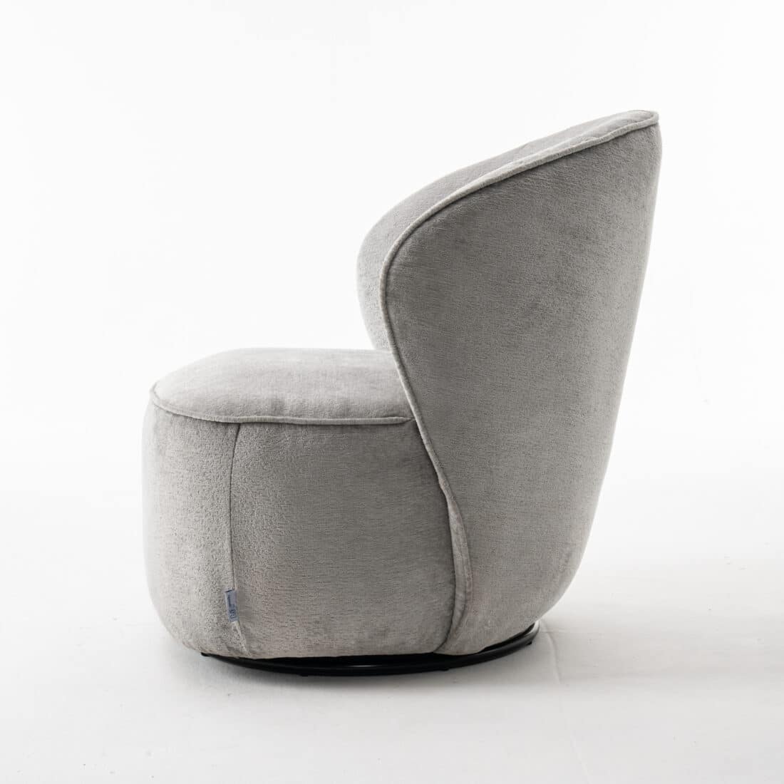 Sammy Draaifauteuil Stof Loris 08 Grijs