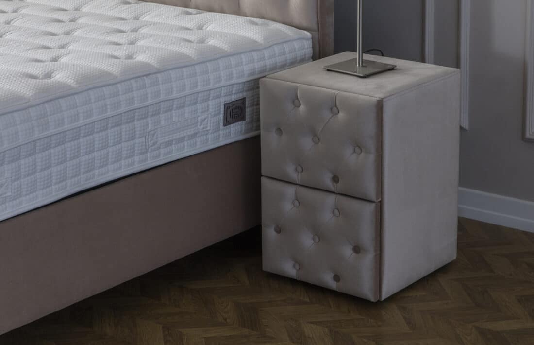 Maison Interiors Ashley Nachtkastje Beige Maison Interiors Ashley Nachtkastje Beige