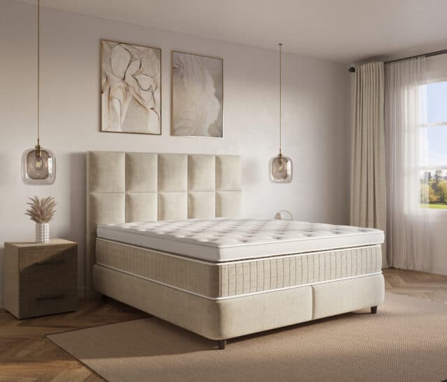 Dreamhouse Neroli Boxspring Met Opbergruimte 8211 180 215 200 8211 Beige