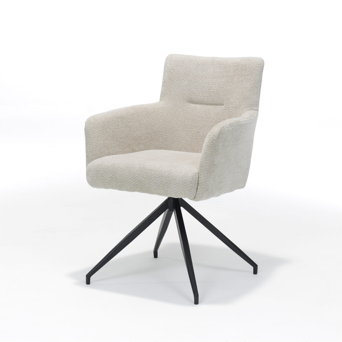 Joey Armstoel Stof Retro Bliss Naturel