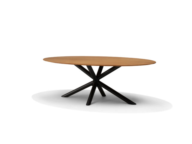 Sirius Eetkamertafel 190 X 120 Cm Ovaal Mangohout Naturel 3 Cm