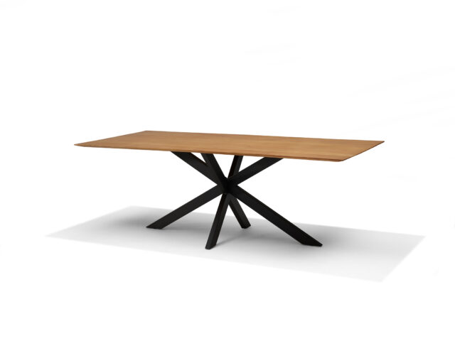 Star Eetkamertafel 220 X 100 Cm Rechthoekig Mango Naturel 3 Cm