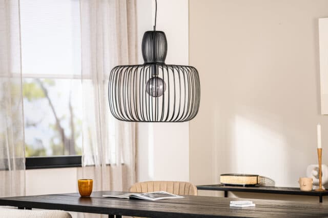 Hanglamp 55 Cm H340 Zwart