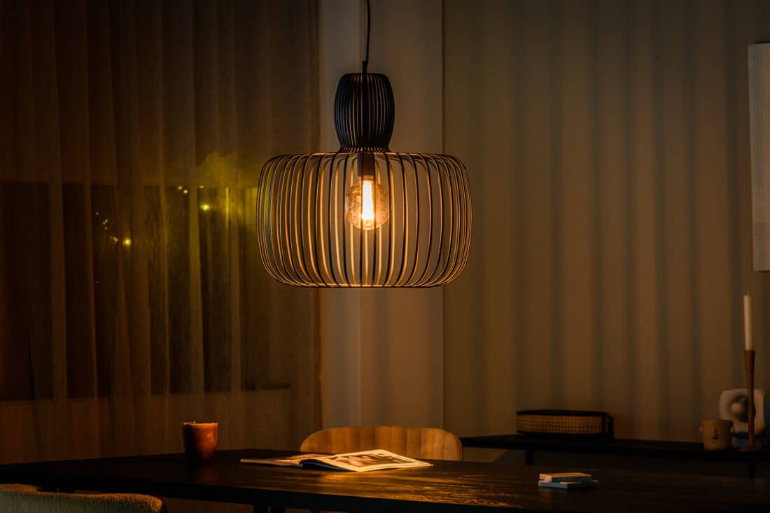 Hanglamp 55 Cm H340 Zwart Hanglamp 55 Cm H340 Zwart