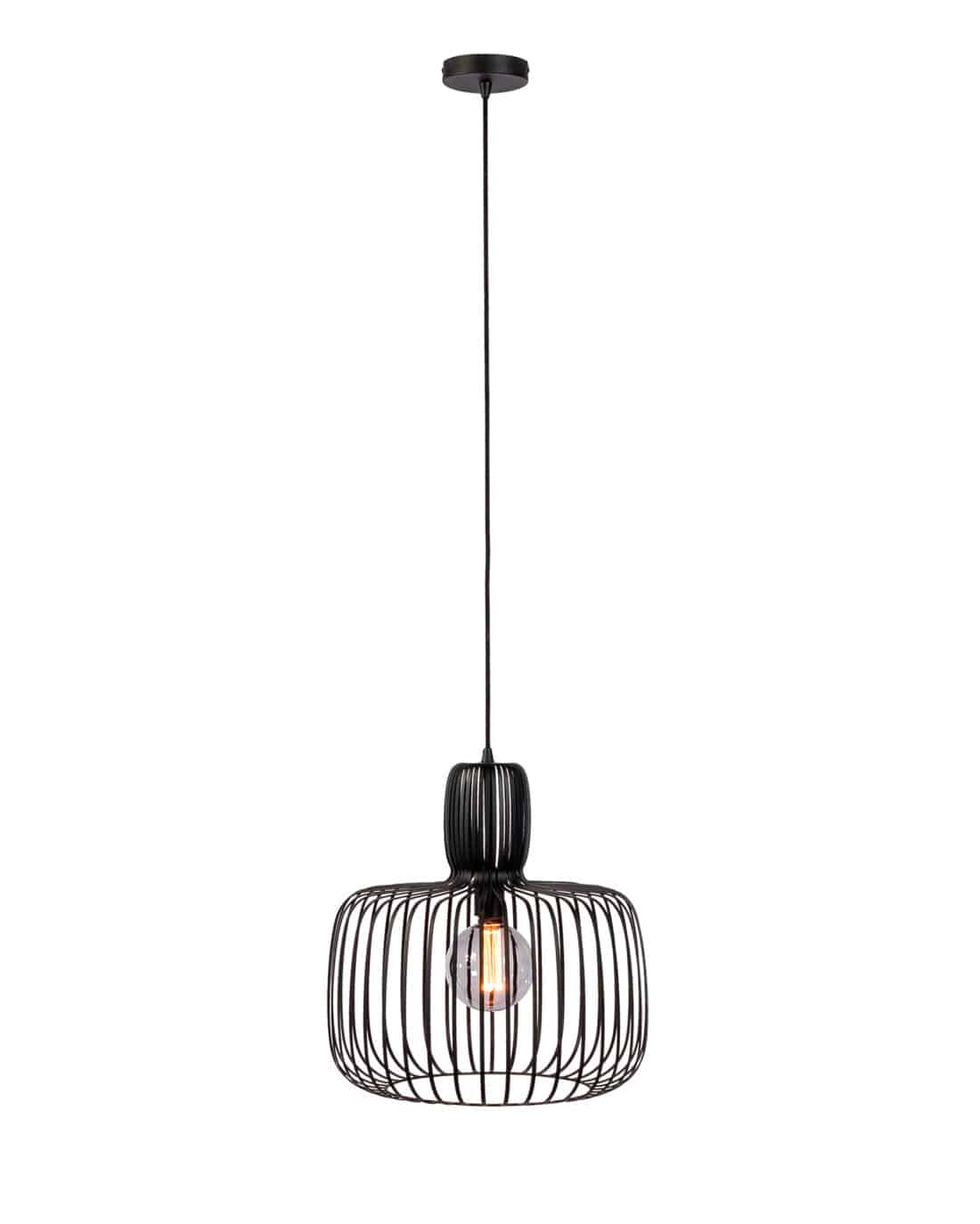 Hanglamp 55 Cm H340 Zwart Hanglamp 55 Cm H340 Zwart