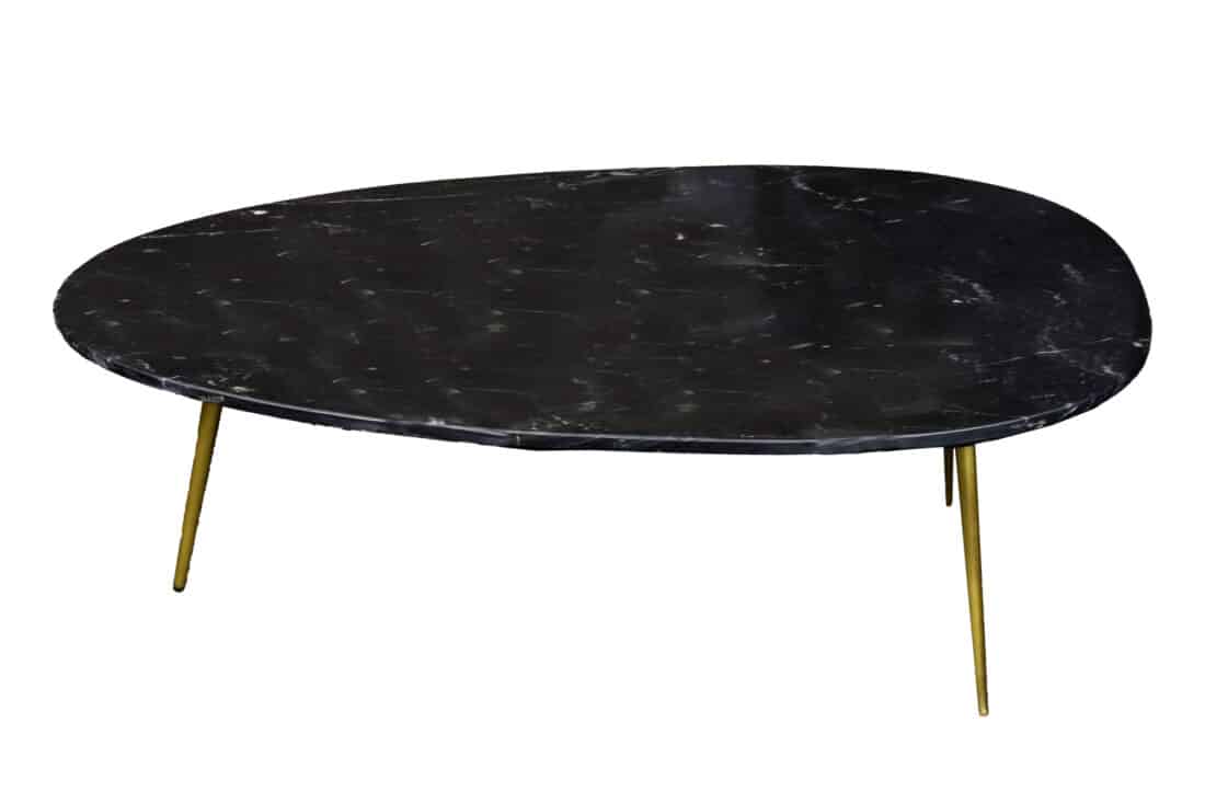 Organisch Marmer Zwart Goud 110 Cm Organisch Marmer Zwart Goud 110 Cm