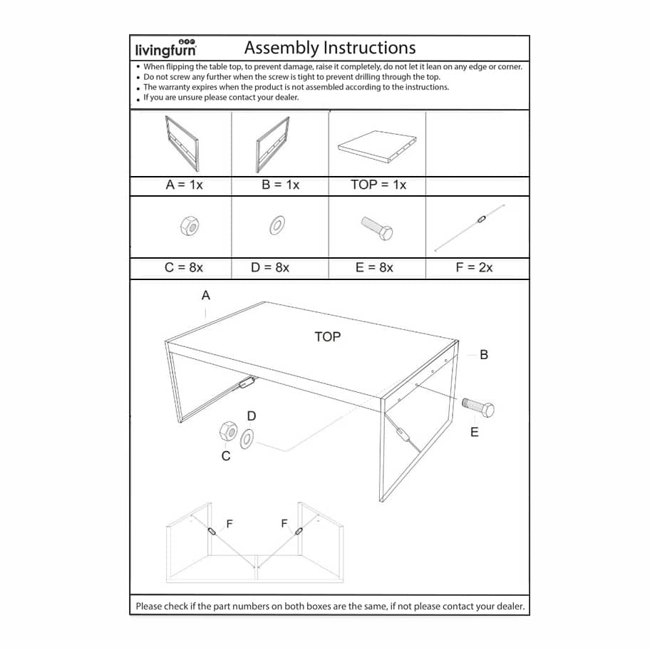 Norris Bartafel 140 Cm