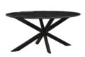 Marmer Ovaal Spider Zwart 180 cm