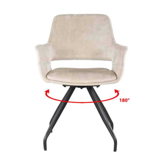 Capp Beige Fluweel Set Van 2