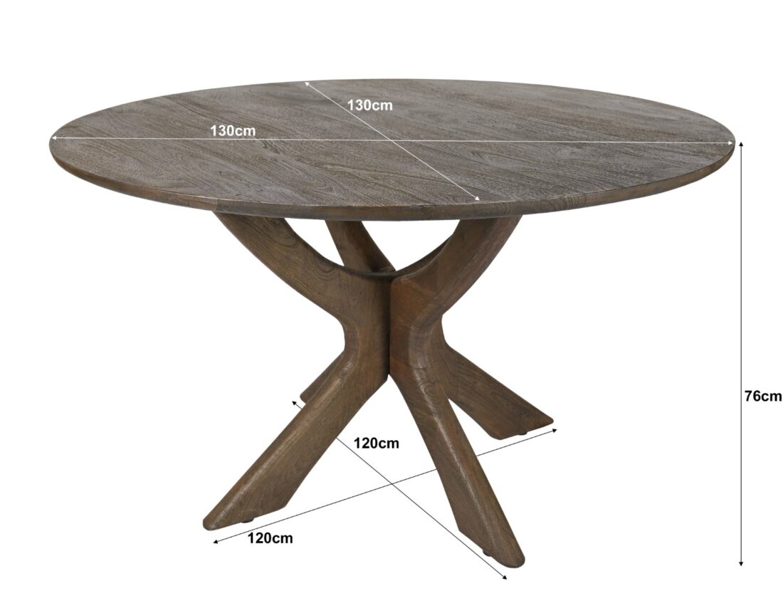 Brix Montreaux Rond Bruin 130 Cm Brix Montreaux Rond Bruin 130 Cm