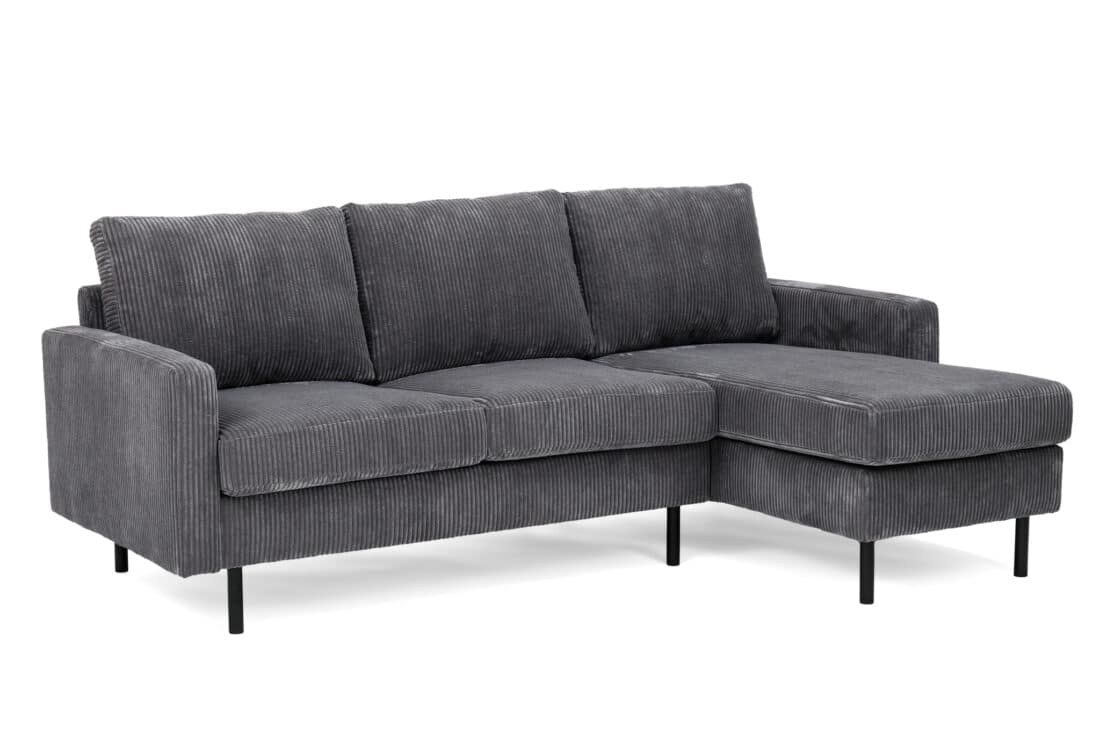 3 Zitsbank Cl L R Stof Rib R230 Antraciet 3 Zitsbank Cl L R Stof Rib R230 Antraciet