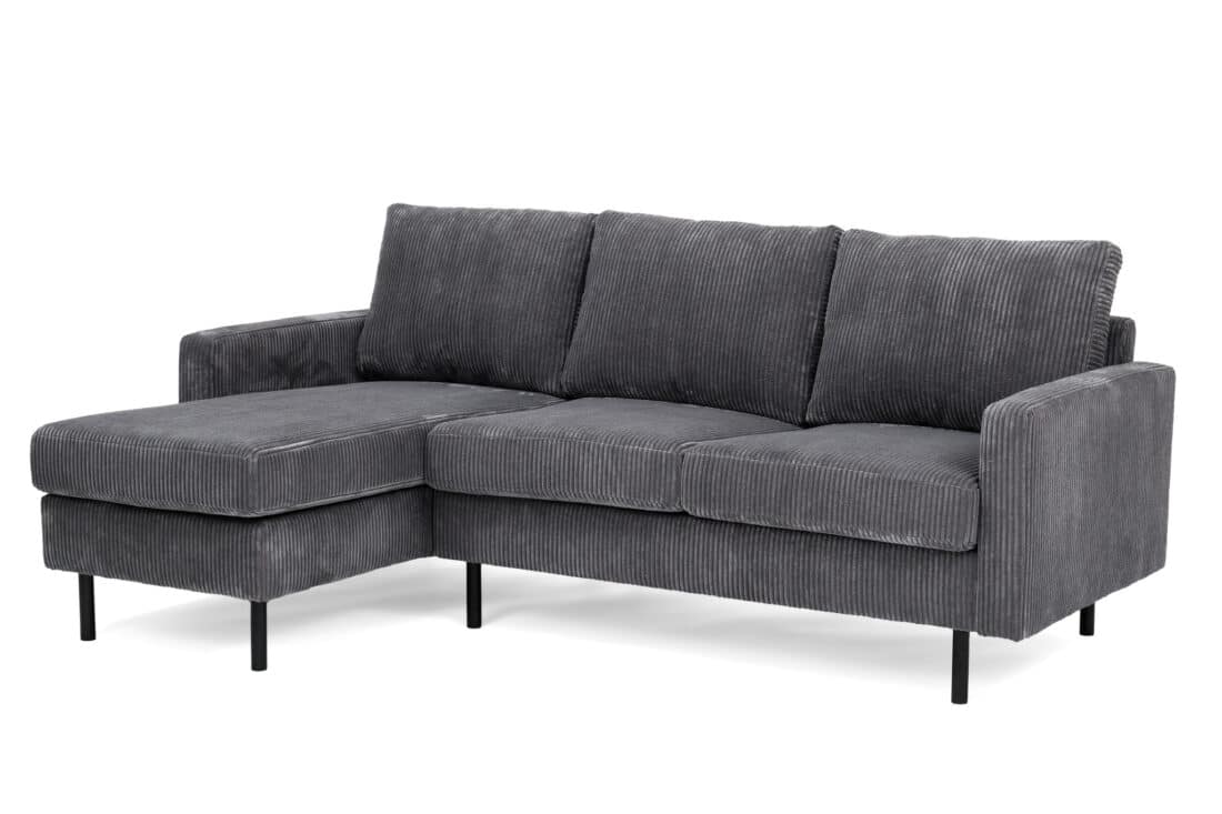 3 Zitsbank Cl L R Stof Rib R230 Antraciet 3 Zitsbank Cl L R Stof Rib R230 Antraciet