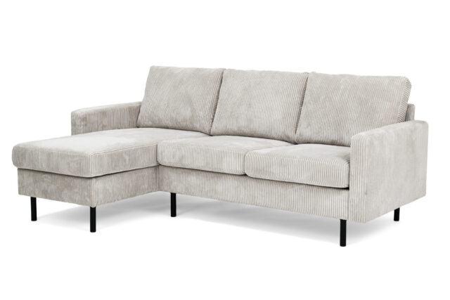 3 Zitsbank Cl L R Stof Rib R920 Naturel
