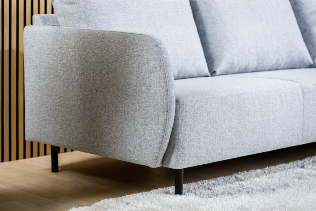 3 Zitsbank Cl L R Stof Urban U311 Grijs