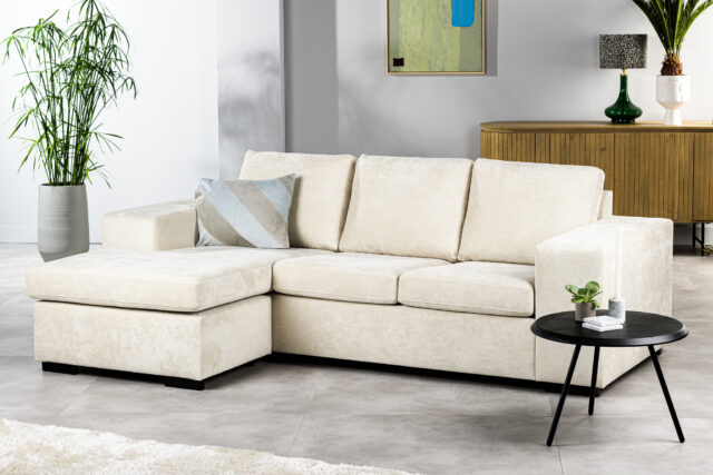 3 Zitsbank Cl L R Stof Hotel Chique H460 Beige